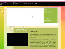 Tablet Screenshot of martinique.impactcentrechretien.com
