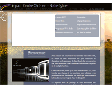 Tablet Screenshot of eglise.impactcentrechretien.com