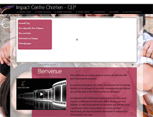Tablet Screenshot of cep.impactcentrechretien.com